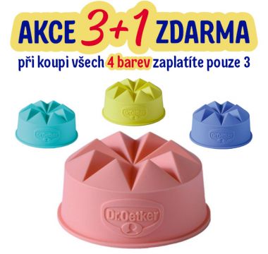 Formička na puding Dr. Oetker - starorůžová