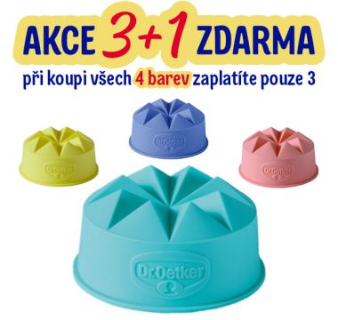 Formička na puding Dr. Oetker - mentolová zelená
