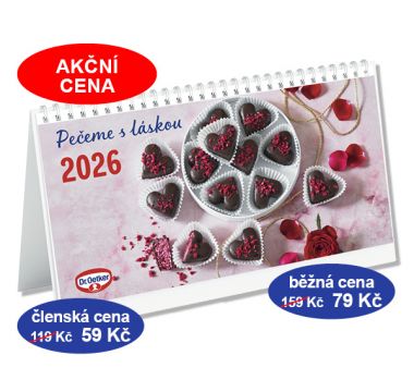 Stolní kalendář Dr. Oetker 2026