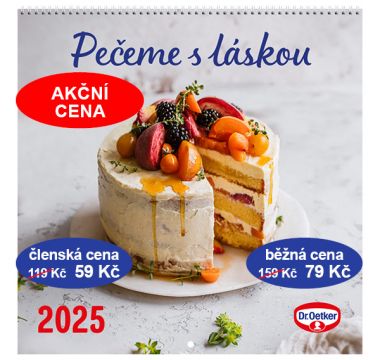 Nástěnný kalendář Dr. Oetker 2025