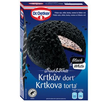 Krtkův dort Black&White 435g