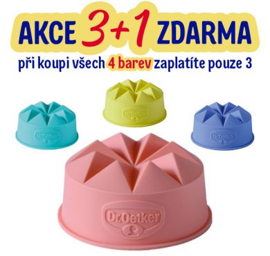 Formička na puding Dr. Oetker - starorůžová
