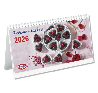Stolní kalendář Dr. Oetker 2026