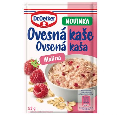 Ovesná kaše Malina