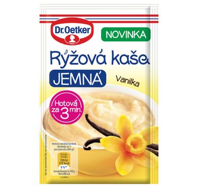 Rýžová kaše JEMNÁ Vanilka 50g