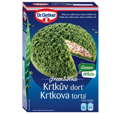 Krtkův dort Green&White 410g
