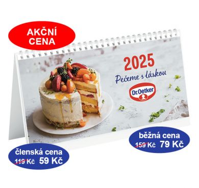 Stolní kalendář Dr. Oetker 2025