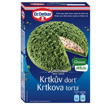 Krtkův dort Green&White 410g