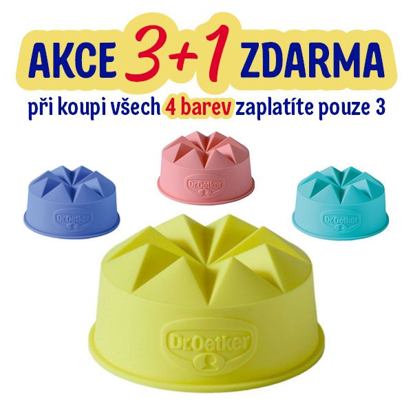 Formička na puding Dr. Oetker - žlutá