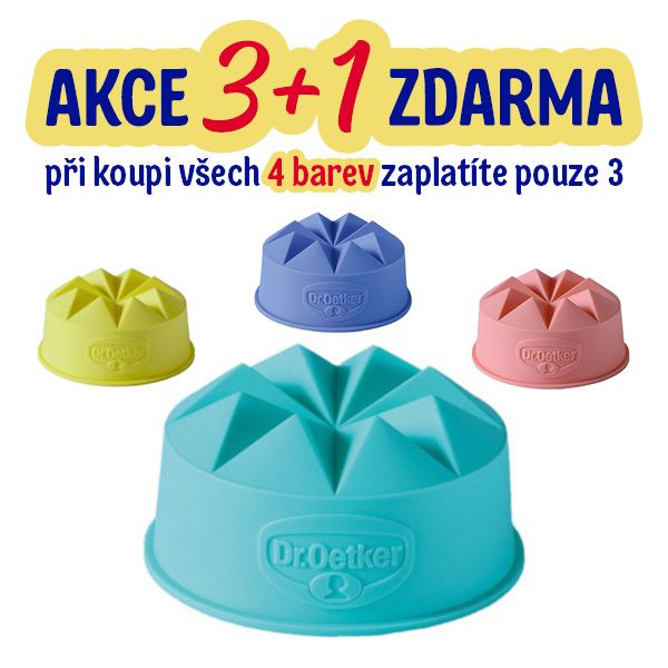 Formička na puding Dr. Oetker - mentolová zelená