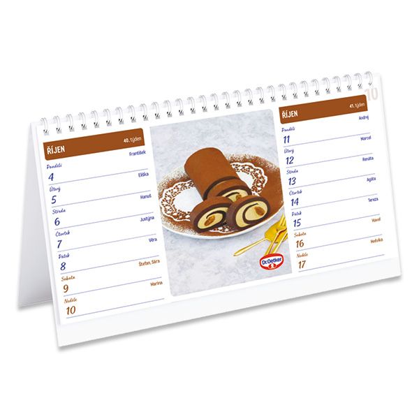 Stolní kalendář Dr. Oetker 2027