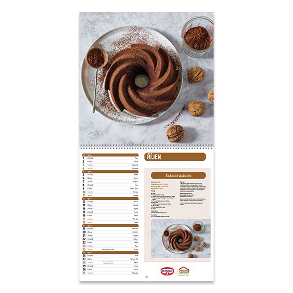 Nástěnný kalendář Dr. Oetker 2026