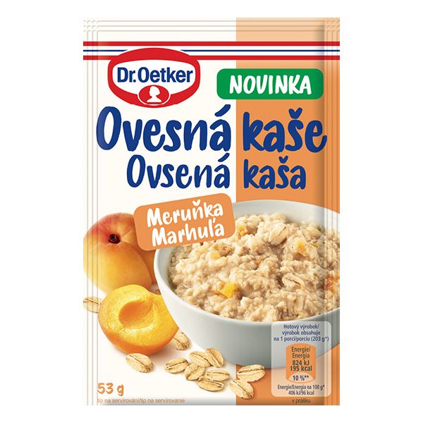 Ovesná kaše Meruňka