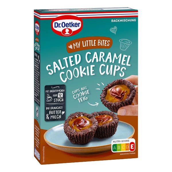 Salted caramel cookie cups 240g