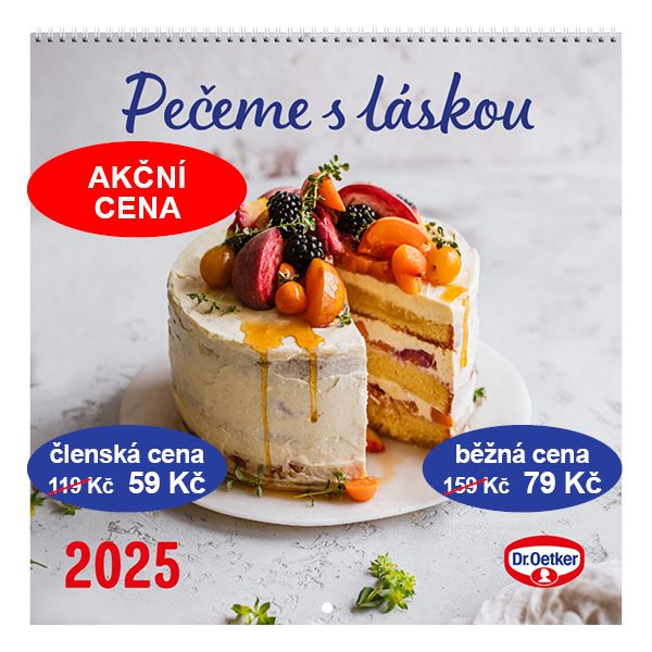 Nástěnný kalendář Dr. Oetker 2025