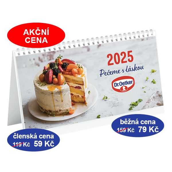 Stolní kalendář Dr. Oetker 2025